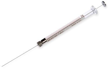 Hamilton 10 μl, Modell 701 RN-S Agilent Spritze, 26s Gauge, 51 mm, point style 2, max. Druck 2000 psig (137.9 bar), max. Temperatur 115°C / 239°F