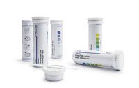 Blei-Test kolorimetrisch mit Teststäbchen und Reagenz 20 - 40 - 100 - 200 -  500 mg/l Pb MQu, 100 Tests