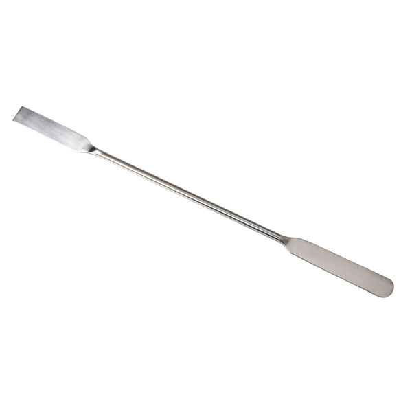 Bürkle Doppelspatel eckig/abgerundet, Edelstahl V2A, 500 mm, 10 St/Pkg