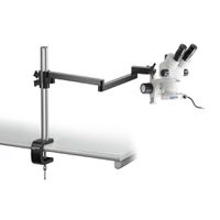 Product Image of OZM 952 Stereo Microscope Set Binocular, 0,7 4,5x, articulated arm stand(clamp), LED Ring