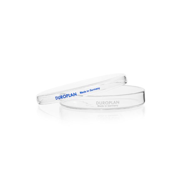 Duran Group DUROPLAN-Petrischale, Borosilikat-Glas, 100 x 15 mm, mit Deckel, 10 St/Pkg