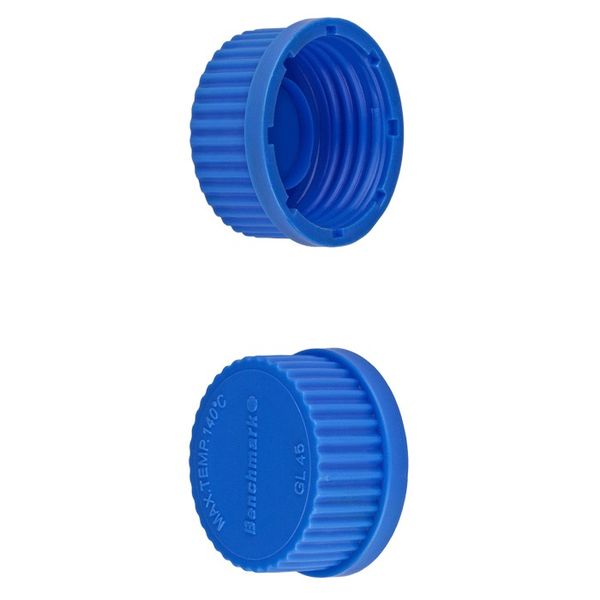 Microsolv Screw Cap blue, for MP Bottle GL45 Closed w/o Liner, 10 pc/PAK
