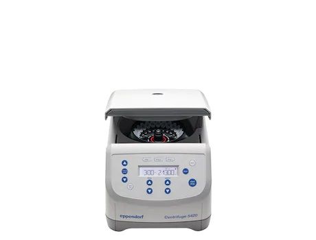 Eppendorf Zentrifuge 5420 G, nicht gekühlt, mit Folientastatur, mit aerosoldichtem Rotor FA-24x2, 230V/50-60Hz, INT