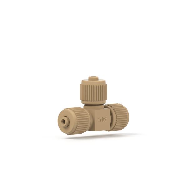 Upchurch Scientific MicroTee PEEK - 1/16'' w/Fittings, 1pc/PAK