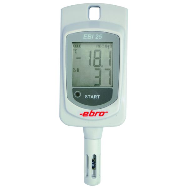 Ebro Electronic EBI 25-TH Funk-Temperatur-Feuchtedatenlogger inklusive Kalibierzertifikat, Abverkauf