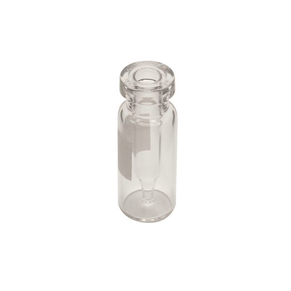 JG Finneran 300 μl Interlocked Vial with Insert, Boro clear, 12 x 32 mm, 11 mm Crimp, with white Marking Spot, pc/PAK