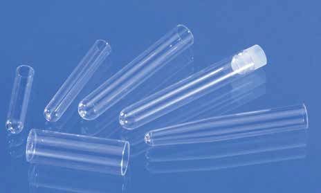 Boettger Reagenzröhren, PS/LD-PE, 16x100mm, rund, bestrahlt, Griffstopfen montiert, 12ml, 10x100 St/Pkg