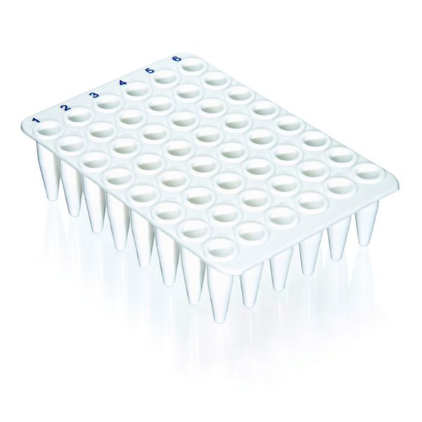 Brand GmbH & Co. KG PCR-Platte 48-well, PP, ohne Rahmen, 0,2 ml, weiß, BIO-CERT PCR-Q, 20 St/Pkg