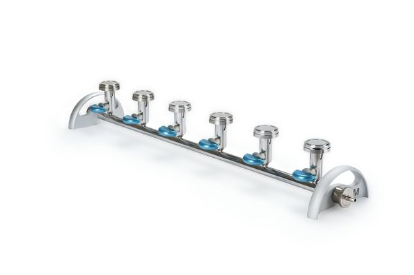 Millipore EZ-Fit Basisleiste für 6 Filterhalter, Edelstahl