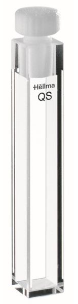 Hellma Micro Cell, Type 111.057-QS, HP Quartz Glass, WL 200-2500 nm, Pathlength 5x5 mm, PTFE Stopper, 850 μl