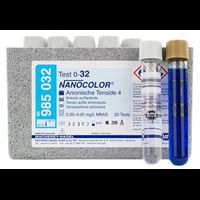 NANOCOLOR Anionic surfactants 4 Tube test with Barcode pack of 20 tests