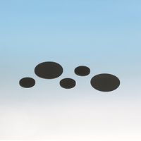Product Image of Septa, 8 mm diameter, Viton 1A black, 1,0 mm, 1000/pck