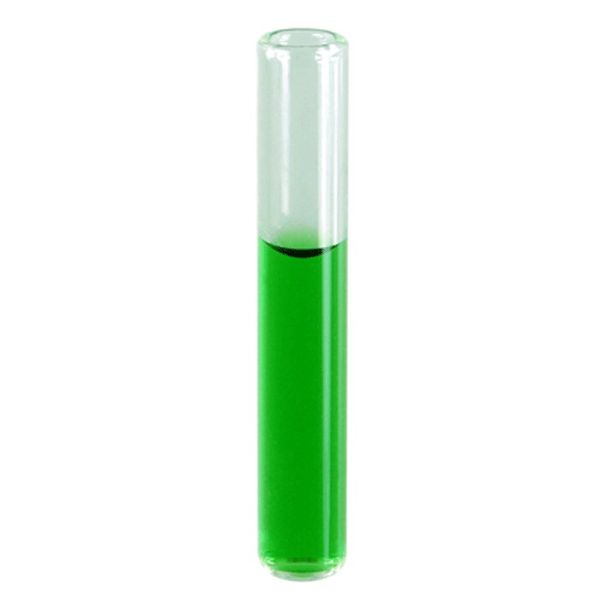 Microsolv Micro Inserts 300 μl fill volume, clear glass, 5 x 31 mm OD, Flat Bottom, for 8 mm 2ml autosampler vials, 100 pc/PAK