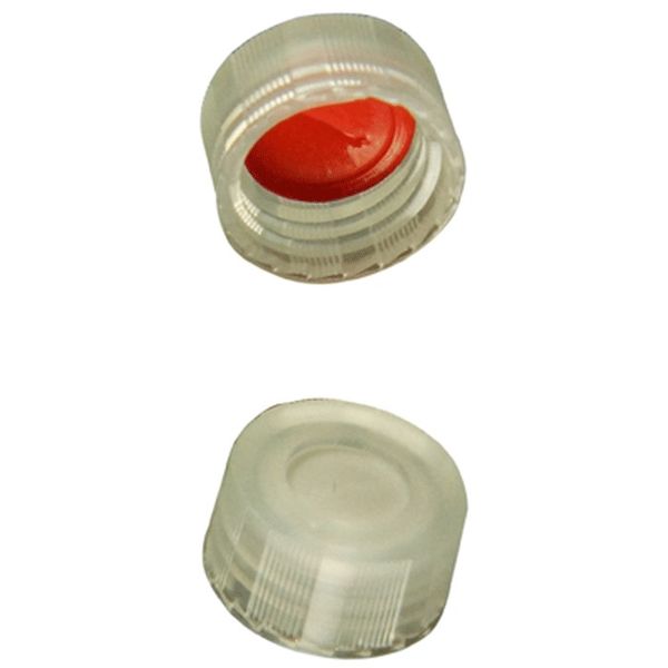 Microsolv Screw Cap transparent with SOFT-Guard Septa SIL/PTFE, knurled, slit, 1000 pc/PAK
