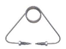 Vici Valco Probenschleife 10 ml, mpos ST UW-Typ Valve, 1/16" Ende, mit Nut und Ferrule, 316 Edelstahl