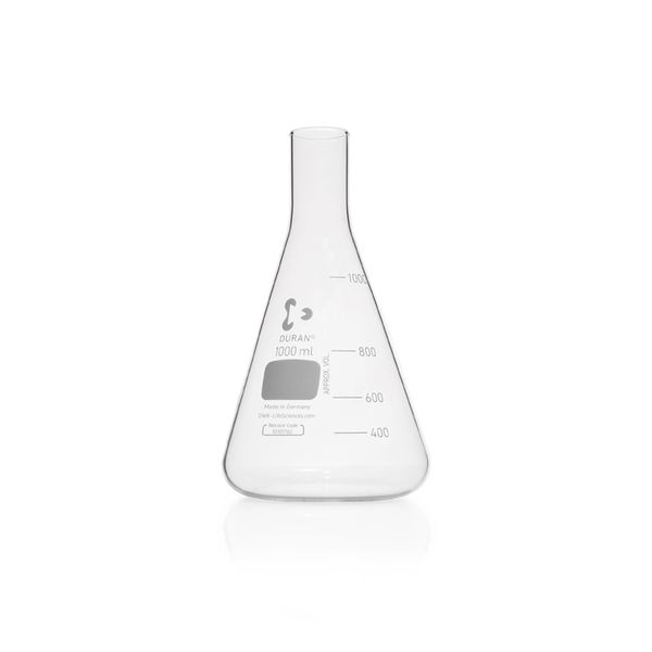 Duran Group Culture flask/DURAN, 1000 ml straight neck for metal caps, 10 pc/PAK