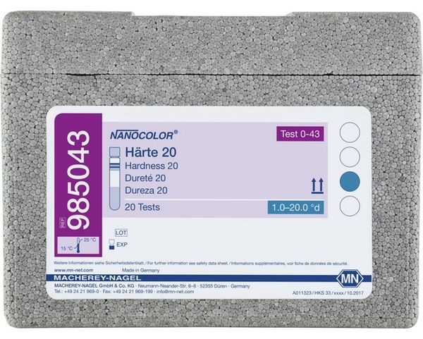 Macherey-Nagel Rundküvettentest NANOCOLOR Härte 20