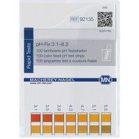 Product Image of Indikatorstäbchen pH-Fix pH 3,1-8,3, farbfixiert, nicht blutend (100 Teststreifen)