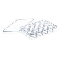 Product Image of Cell culture multiwell plate, 12 well, PS, transparent, Cellstar®, cell-repellent surface, cover plate with condensation rings, sterile, 5 pc/PAK
