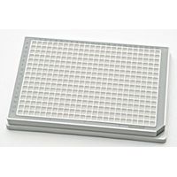 Product Image of Microplate 384/V-PP, weiße Wells, Umrandungsfarbe grau, PCR clean, 80 Platten (5x 16 St.)