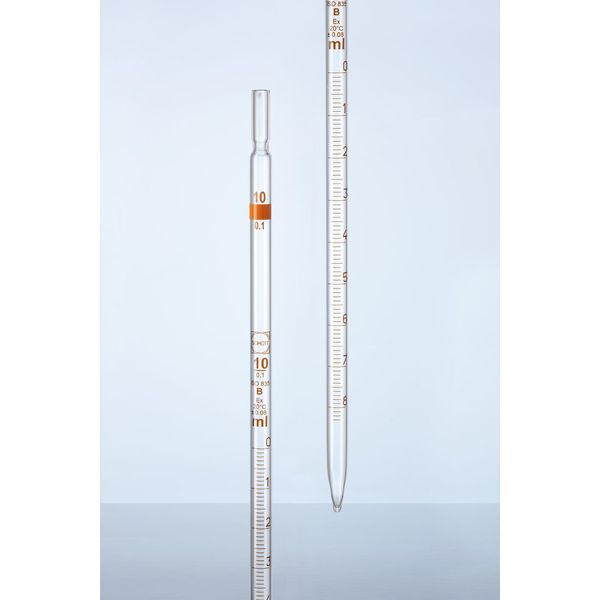 Duran Group AR Measuring pipette, 2 ml, for complete outflow, class B, 12 pc/PAK