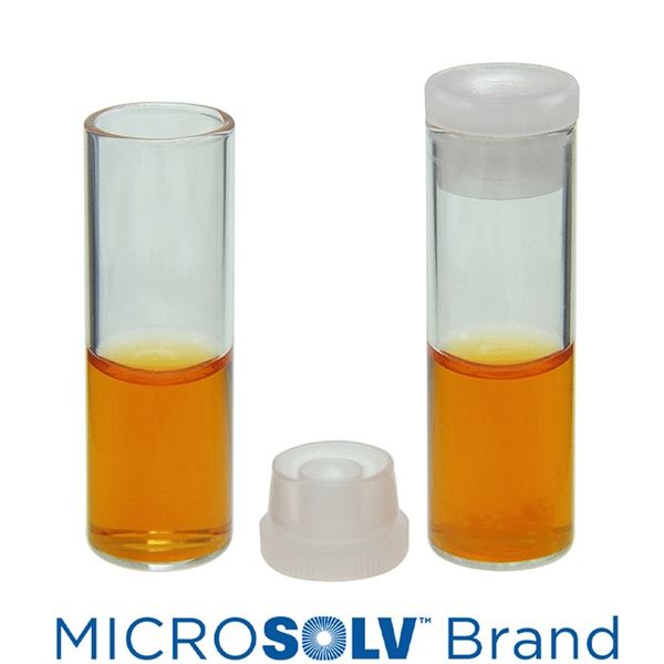 Microsolv EPP Shell Vial, clear, 4 ml, Push Cap, 15 x 45 mm, 100 pc/PAK
