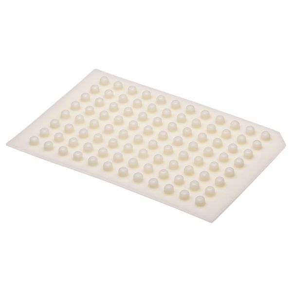 Microsolv Sealing Mat for 96 350 μl Inserts, chemicaly resistant Polymer, preslit, Plug style, 5 pc/PAK