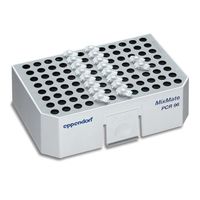Product Image of Tube holder PCR 96, for 96x 0,2 ml PCR-tubes, -strips or 96-well PCR-plates, semi-skirted or unskirted