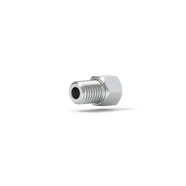 Upchurch Scientific Edelstahl Außenmutter, 1/4-28 konisch, für 1/8'' AD, 5/16'' Sechskantkopf, 10 St/Pkg