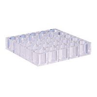 Product Image of Flaschenständer aus Acryl (160 x 160 x 30mm) mit 25 Bohrungen á 24mm Durchmesser