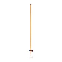 Product Image of DURAN® burette, amber glass, conformity certified, white print, main points ring graduation, straight glass stopcock, accuracy class AS, batch certificate, 25 ml, 2 pc/PAK