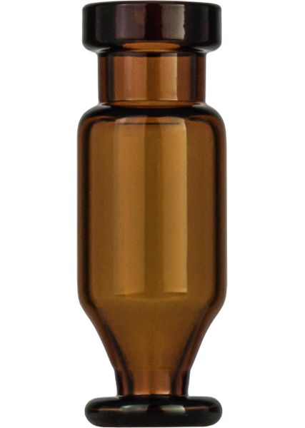 Macherey-Nagel 1,1 mL Rollrandflasche N 11 AD: 11,6 mm, Außenhöhe: 32 mm braun, konisch mit rundem Glasstandfuß, Packung à 100 Stück