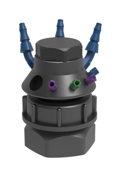 SCAT Safety Waste Cap LISA, V3.0, S50, PTFE-EL, including blind Plug