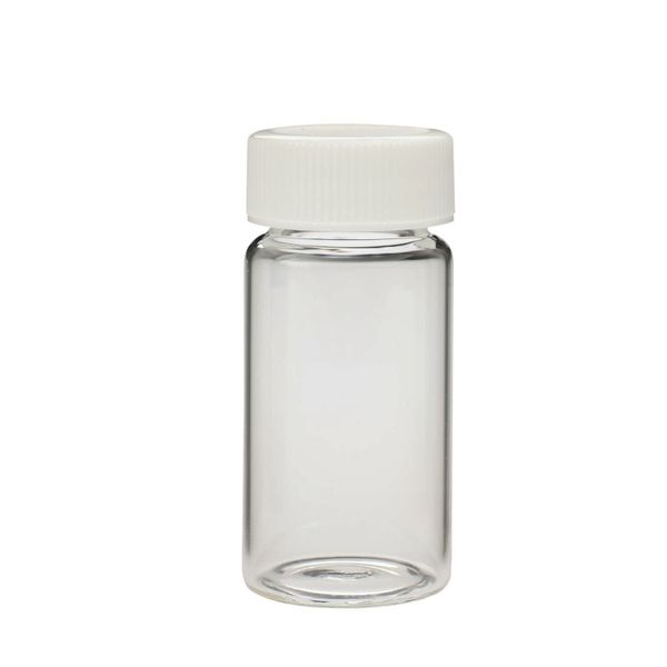 DWK Wheaton 20 ml Flüssigszintillationsfläschchen, Schraubkappe, PP, weiß, 24-400 mit Folien-Einlage, 500 St/Pkg