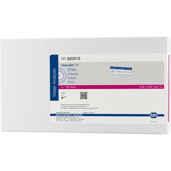 Macherey-Nagel Testbesteck Chlor für 100 Bestimmungen, Testbesteck 0.02-0.60 mg/l