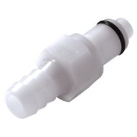 Product Image of CPC coupling, POM, male, w/ valve, nozzle Ø 9,5 mm