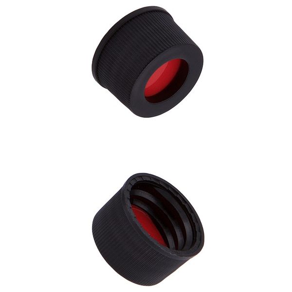 Microsolv Screw Cap black, 13 mm, with PTFE/Sil/PTFE Fitted Septa, 100 pc/PAK