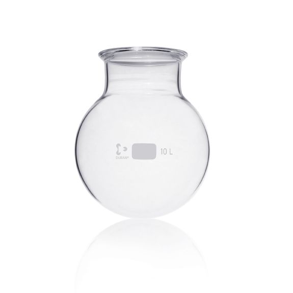 Duran Group Planflansch-Rundkolben, Glas, DN 150, 10000 ml, Flansch mit Nut