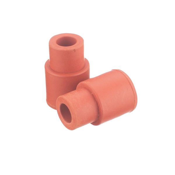 DWK Wheaton 20 mm rubber stopper with everted rim, 13 mm ID x 20 mm OD, 1000 pc/PAK