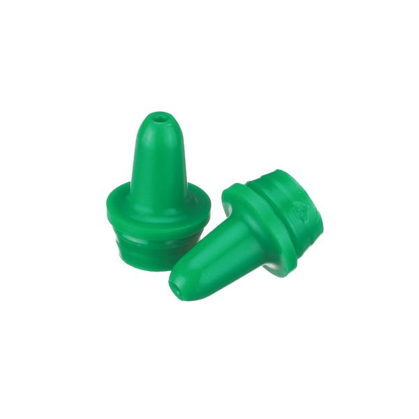 DWK Wheaton 15 mm LDPE dropper bottle tip, for 15-415 screw cap and 7-15 ml dropper bottle, green, 1000 pc/PAK