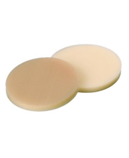 Altmann Analytik 16.8 mm Septa, Silicone Cream/PTFE Beige, 55° Shore A, 3.2mm, for Schott Screw Cap Gl18 1000 pc/PAK