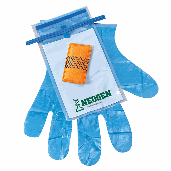 Neogen Environmental Scrub Probennehmer mit Probenbeutel, 2 Handschuhen und Breitband-Neutralisator, 100 St/Pkg