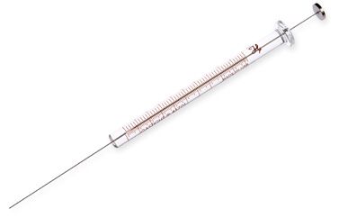 Hamilton 10 μl, Modell 1701 N Spritze, 26s Gauge, 51 mm, point style 3, max. Druck 1000 psig (68.9 bar), max. Temperatur 50°C/122°F, mit 