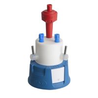 Product Image of SafetyCap II, V2.0, GL45, with 2x shut-off, 2x PFA-fitting 3.2 mm OD + air valve