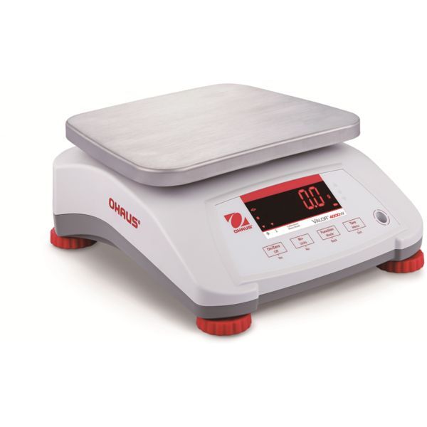 Ohaus Kompaktwaage Valor 4000, V41PWE1501T, Ablesbarkeit 0,2g, Wägebereich 1,5kg