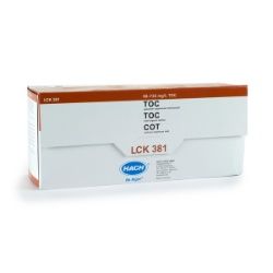 Hach Lange TOC LCK cuvette test (difference method), pk/25, MR 60 - 375 mg/l TOC