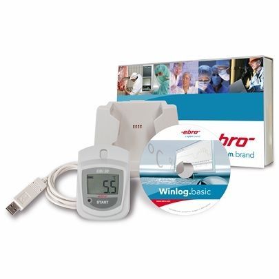 Ebro Electronic EBI 20-T1-Set Datenlogger für Temperatur