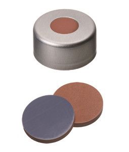Altmann Analytik Bördelkappe, 13 mm Verschluss: Aluminium, farblos lackiert, mit Loch