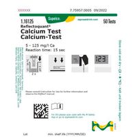 Product Image of Calcium-test method: reflectometry with test rods 5 - 125 mg/l Ca Reflectoquant, 50 tests