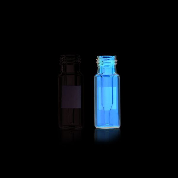 DWK Wheaton LVI vials, 300 μl, clear, 9 mm ABC screw cap, title block, 100 pc/PAK